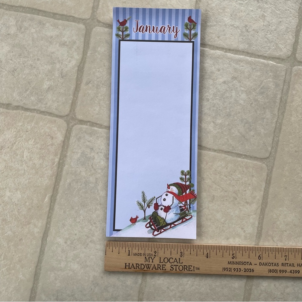 Seasonal Monthly Magnetic Notepad Set - Picture 2 of 8
